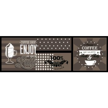 Entry szőnyeg barna latte 50 x 150 cm