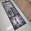 Entry szőnyeg latte szürke 50 x 150 cm
