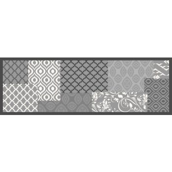 Entry szőnyeg vintage szürke 50 x 150 cm