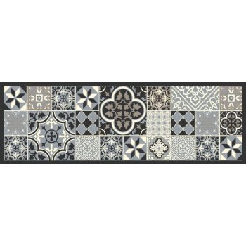 Entry szőnyeg kék csempe 50 x 150 cm