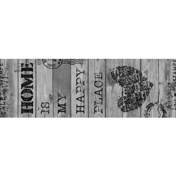 Entry szőnyeg happy home szürke 50 X 150 CM