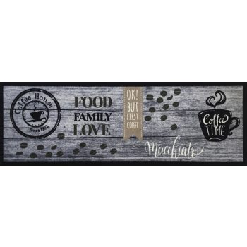 Entry szőnyeg coffe first 50 x 150 cm