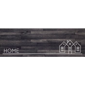 Entry szőnyeg házikós szürke padló 50 x 150 cm