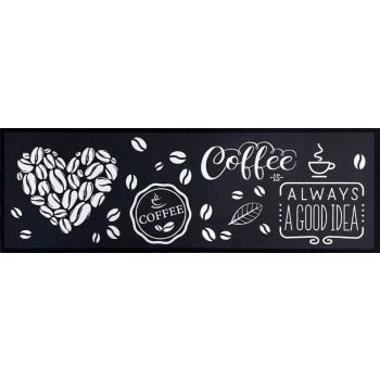 Entry szőnyeg kávés antracit 50 x 150 cm