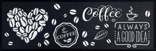 Entry szőnyeg kávés antracit 50 x 150 cm