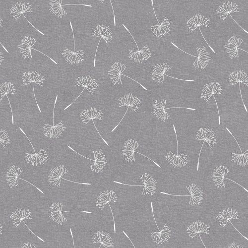 Viaszosvászon terítő szürke pitypang 100 x 140 cm