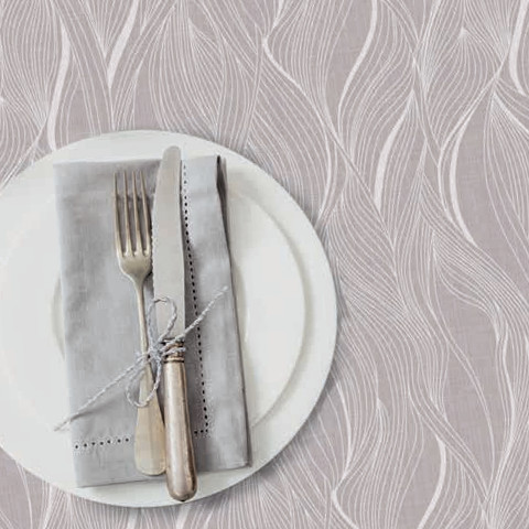 Viaszosvászon terítő szürke hullámos 140 x 200 cm