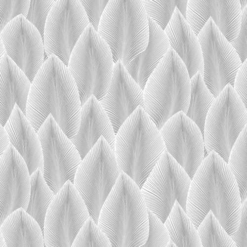 Viaszosvászon terítő ezüst leveles 140 x 200 cm