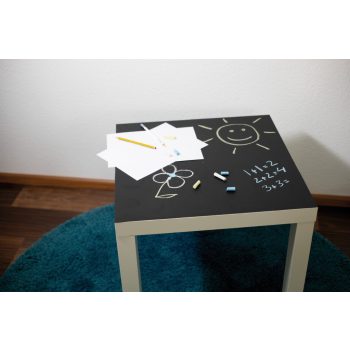 Táblafólia – krétás – fekete – 45 × 200 cm