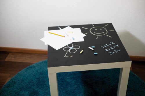 Táblafólia – krétás – fekete – 45 × 200 cm