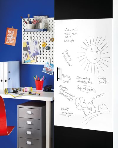 Táblafólia – írható – fehér – 60 × 120 cm