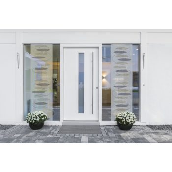 Statikus üvegfólia – körös mintával, 45 × 150 cm