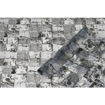 Statikus üvegfólia – jégkocka mintával, 45 × 150 cm