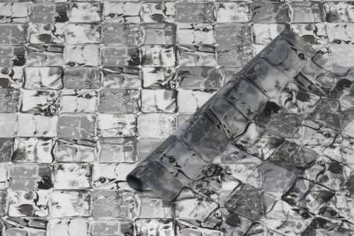 Statikus üvegfólia – jégkocka mintával, 45 × 150 cm