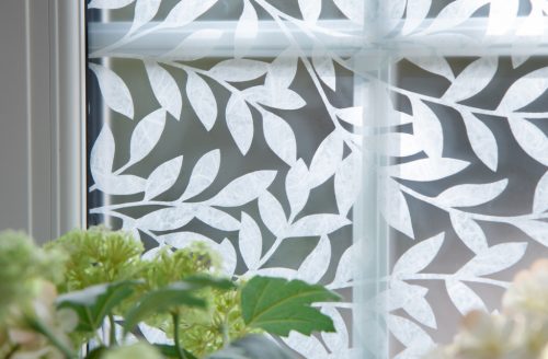 Statikus üvegfólia – leveles mintával, 45 × 150 cm