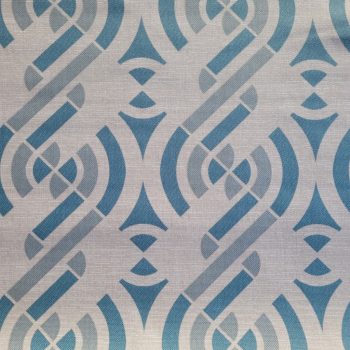 Impregnált textil terítő – geo kék, 100 x 140 cm