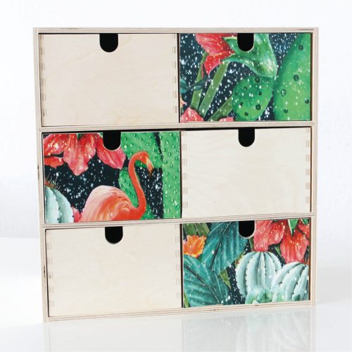 Öntapadós tapéta – kaktuszos – 45 × 150 cm