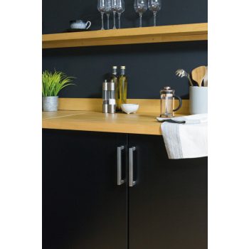 Öntapadós tapéta – fekete – matt – 45 × 200 cm