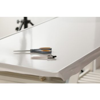 Öntapadós tapéta – fehér – fényes – 45 × 200 cm