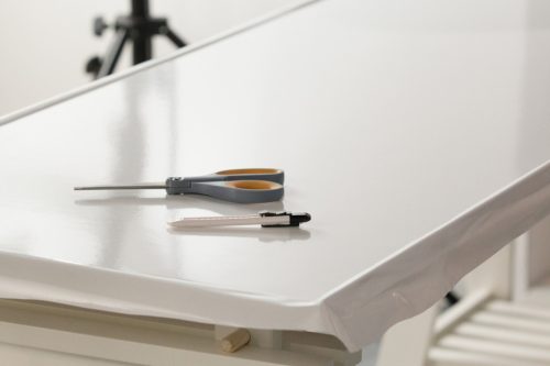 Öntapadós tapéta – fehér – fényes – 67,5 × 200 cm