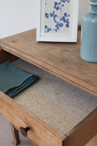 Öntapadós tapéta – textilmintás – bézs – 45 × 200 cm