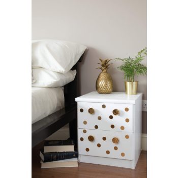   Öntapadós tapéta – fehér fa – fényes – 90 × 210 cm