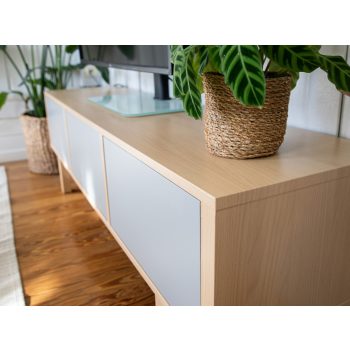 Öntapadós tapéta – szürke – matt – 45 × 200 cm