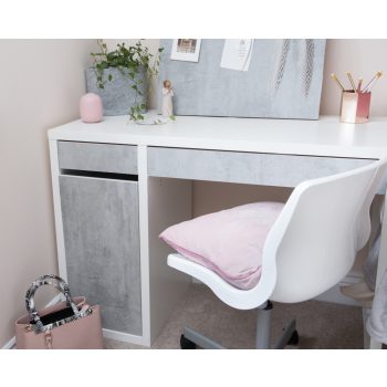 Öntapadós tapéta – beton – szürke – 45 × 200 cm