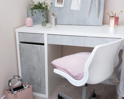 Öntapadós tapéta – beton – szürke – 45 × 200 cm