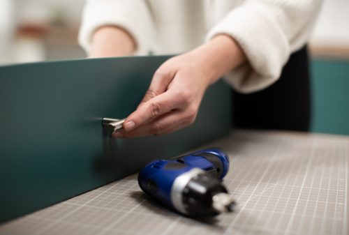 Öntapadós tapéta – sötét zöld – matt – 45 × 200 cm