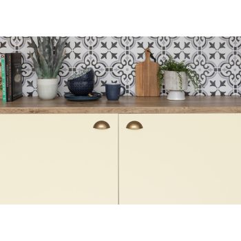 Öntapadós tapéta – homokszín – matt – 45 × 200 cm