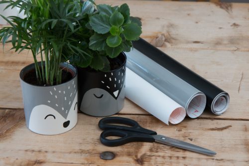 Öntapadós tapéta – szürke – fényes – 67,5 × 200 cm