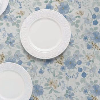 Viaszosvászon terítő kékvirágos rét 100 x 140 cm