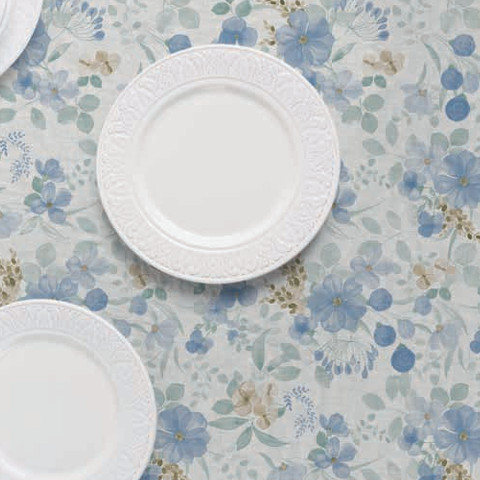 Viaszosvászon terítő kékvirágos rét 100 x 140 cm