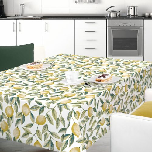 Viaszosvászon terítő sárga citromos 100 x 140 cm