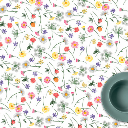 Viaszosvászon terítő virágmező 100 x 140 cm