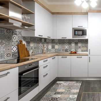   Konyhai csempefólia, hőálló csempematrica, Marokkó szürke 60 X 240 CM