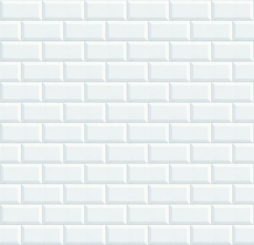 Konyhai panel fehér tégla 60 cm x 58 cm