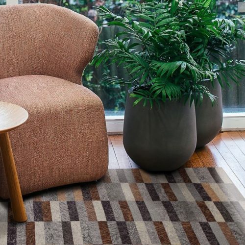 Tekercs szőnyeg Clare barna 65 CM széles