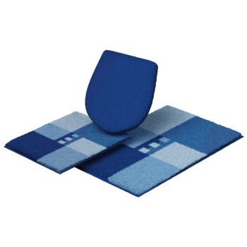 GRUND fürdőszobai szőnyeg 3db-os szett / Merkur kék