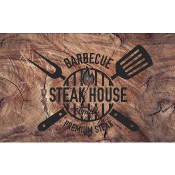 Étkezési alátét BBQ Steak House barna 30X43 CM