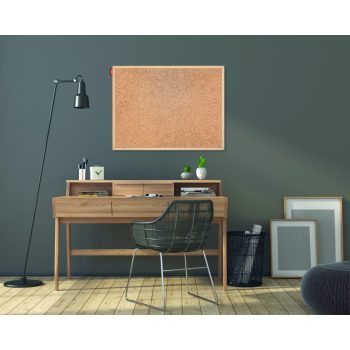 Parafa üzenő tábla fa kerettel, 120X80 cm