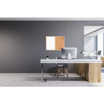 Írható–mágneses kombitábla parafával